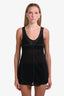 Isabel Marant Black Sheer Studded Sleeveless Top Size 40