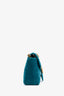 Gucci Teal Velvet GG Marmont Shoulder Bag