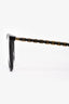 Pre-Loved Chanel™ Black Acrylic CC Link Chain Optical Glasses