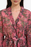L'Agence Pink Multi Print Romper Size 2