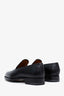 Bontoni Black Leather Loafers Size 42.5 Mens