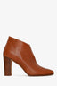 Manolo Blahnik Brown Leather Ankle Booties Size 36