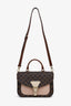Louis Vuitton 2019 Brown/Pink Damier Ebene Canvas Beaumarchais Bag With Strap