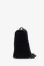 Stella McCartney Black Velvet Mini Falabella Box Shoulder Bag