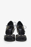 Rene Caovilla Black Crystal Lace Up Heels Size 37.5