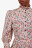 Etro Pink/Multicoloured Paisley Cotton Long Sleeve Mini Dress Size 40