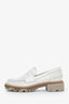 Rag & Bone Grey Patent Leather Platform Loafers Size 39