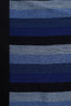 Missoni Blue/Black Wool Chevron Printed Scarf Mens