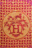 Hermès Pink/Yellow 'Mosaique au 24' Silk Scarf 90