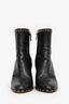 Valentino Black Leather Rockstud Ankle Boots Size 38.5