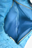 Bottega Veneta Blue Intrecciato Leather Teen Jodie Shoulder Bag