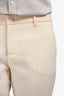 Gucci White Wool Blend Trousers 44