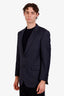 Lanvin Navy Single Breasted Blazer Size 50 Mens