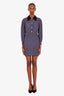 Miu Miu Black Polka Dot Mini Shirt Dress Size 38