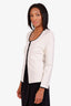 Rag & Bone White/Black 'Ema' Cardigan Size M
