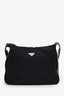 Prada Black Nylon Hobo Shoulder Bag
