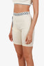 Louis Vuitton Beige 'Flight Mode' Cycling Shorts Size 36