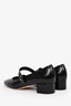 Christian Dior Black Leather Mary Jane Pumps Size 39.5