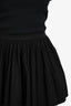 Red Valentino Black Pleated Mini Skort Size 38