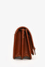 Sezane Brown Leather Roméo Crossbody Bag