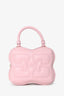 Ganni Light Pink Padded Leather Small Butterfly Crossbody