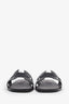 Hermès Black Leather Oran Sandals Size 40