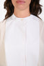 Stella McCartney White/Cream Silk Button Down Shirt Size 40