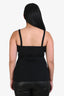 Gucci Black Wool Ribbed Buckle Tube Top Size XL