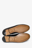 Gucci Black Leather Jordaan Loafers Size 38