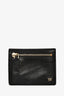 Tom Ford Black Grained Leather Zip Cardholder