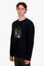 Hermès Navy Cotton Graphic Print Crew Neck Sweatshirt Size XXL Mens