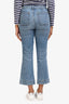 Khaite Blue Denim Medium Wash Flat Pocket Jeans Size 25