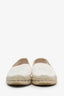 Gucci Cream Tweed Interlocking G Logo Tweed Espadrilles Size 37.5