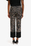Smythe Green Camo Print Trousers Size 00