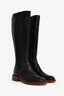 Celine Black Leather Knee High Riding Boots Size 36