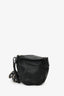Givenchy Black Mini Pandora With Canvas Logo Crossbody Strap