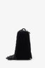 Stella McCartney Black Velvet Mini Falabella Box Shoulder Bag