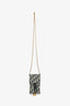 Christian Dior Blue Oblique Jacquard Saddle Pouch