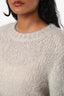 Isabel Marant Grey Merino Wool Sweater Size 38