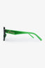 Paula's Ibiza Green Frame Flower Sunglasses