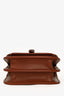 Sezane Brown Leather Roméo Crossbody Bag