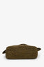 Loewe x Paula's Ibiza Green Raffia Medium Ola Shoulder