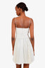 Khaite White Lou Lou Pleated Mini Dress Size 2