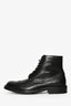 Saint Laurent Black Leather Army 20 Lace Up Boots Size 41 Men's