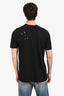 Givenchy Black Distressed Logo Short Sleeve T-Shirt Size M Men's