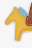 Hermès Yellow/Gold/Blue Rodeo Bag Charm TPM