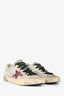 Golden Goose Silver/Purple Superstar Sneakers Size 39