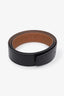 Hermès Brown And Black Leather Reversible Belt Size 80 (No Buckle)