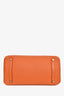 Hermès 2012 Orange Togo Birkin 35 PHW