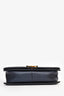 Pre-loved Chanel™ 2013-14 Navy Embossed Lambskin Medium Cube Boy Shoulder Bag